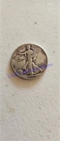 US silver 1943 1/2 dollar war coin