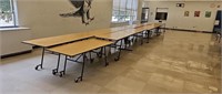 14 Lunch Tables on   Casters