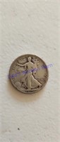 1917 D half Dollar  Silver