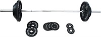BalanceFrom 7FT Olympic Barbell Weight Set