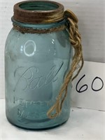 Ball Mason Jar - Blue Glass