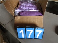 7PC PURPLE QUEEN SIZE BED IN A BAG - BOX OPENED
