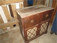 OLD RECORD CABINET