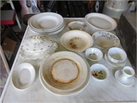 GROUP PLATES AND DISHES