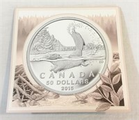 Canadian Silver $50 coin.