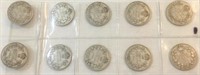 10 Canadian Silver dimes.