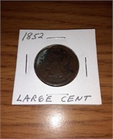 1852 Large Cent - Coronet Braided Hair