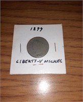 Very Old 1899 Liberty-V Nickel