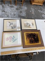 Ducks and assorted prints