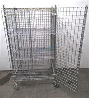 MOBILE WIRE SECURITY CAGE 24" x 36" x 69"