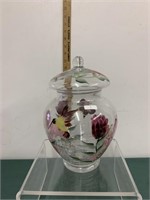 Fifth Avenue Crystal Handpainted Candy Jar