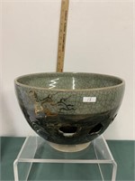 Mid Century Japanese Somayaki Punchbowl-Marked