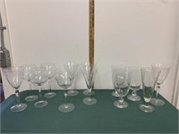 Miscellaneous Water/Wine Crystal/Glass Lot