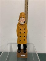 Vintage Old Salt Figurine Hand Carved Captain