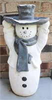 Stone Snowman (As is/Chipped hat)