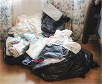Lot of Assorted Clothes and Linens