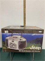 NOS Jeep Electronics AM/Fm Television CD Boombox