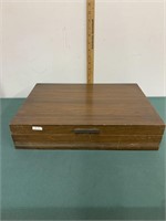 Wooden Flatware/Silverware Storage Box