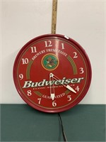 1996 Budweiser Lighted Clock-See Notes
