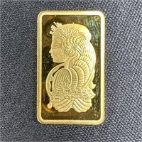 5 gram Gold Bar - PAMP Suisse Lady Fortuna