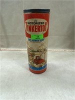 Large Can of Tinker Toys w/ Electric Motor