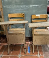 Vtg School Desks DIY