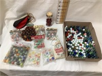 Collection of Marbles, Some New in Bags