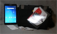 Samsung Galaxy Tab E - 8" Tablet w/ case.