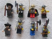 LEGO 8 Characters Vikings Ship Minifigures