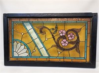 Incredible 1900's Stained Beveled Glass Window