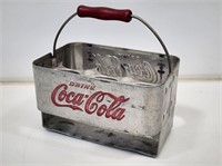 1950's Aluminum Coca-Cola 6 Pack Carrier