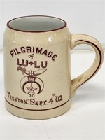 1902 Pilgrimage of LuLu Shriners Mug