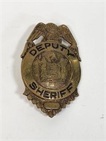 Vintage Brass Deputy Sheriff Badge