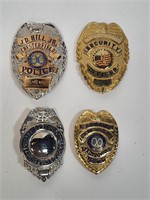 4 Security Guard Badges