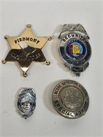 4 Security Guard Badges