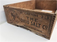 Early Chippewa Salt Advertising Box