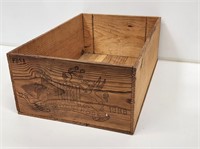 Wooden Montrose Wine Advertising Crate