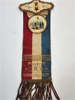 Rare G.A.R Ribbon from Jeffersonville, IN