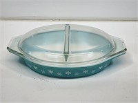 Vintage Pyrex Divided Dish with Lid