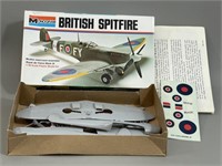 Monogram British Spitfire Model Plane Kit