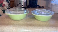 Pyrex 8oz mini casseroles lime green