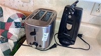 Black & decker toaster, Farberware can opener
