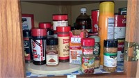 Spices food products shelf lot