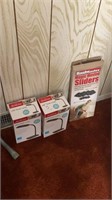 2 Sunbeam Desk Lamps and Moving Furniture Sliders