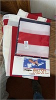 Lot of 2 American Flags