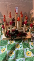 Bundle of electrical candles. With extra bulbs