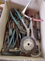 TOOL LOT-  CHANNEL LOCKS- PLIERS AND MUCH MORE