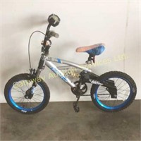 Hot Wheels kids bike with dual suspension