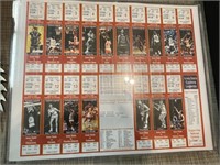 Framed Iowa State Basketball Tickets