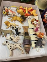 Rubber Animals Including pooh